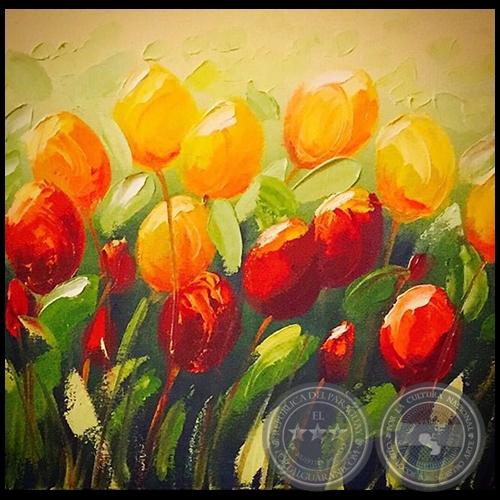 Tulipán 2 - Obra de Mónica Guerra
